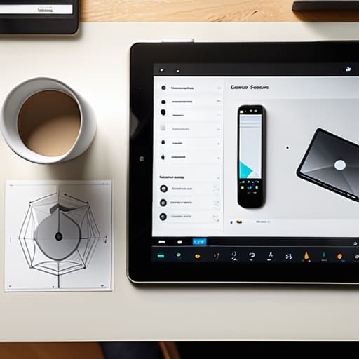 Reading the existing user interface iconography.
